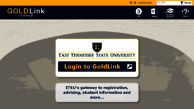 What Goldlink.etsu.edu website looked like in 2017 (6 years ago)