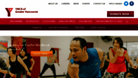 What Gv.ymca.ca website looked like in 2017 (6 years ago)