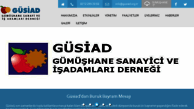 What Gusiad.org.tr website looked like in 2017 (6 years ago)