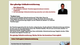 What Gebaeude-versichern.de website looked like in 2017 (6 years ago)