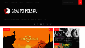 What Grajpopolsku.pl website looked like in 2017 (6 years ago)