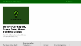 What Greenlivingguy.com website looked like in 2017 (6 years ago)