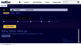 What Goindigo.in website looked like in 2017 (6 years ago)