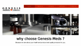 What Genesis-meds.com website looked like in 2017 (6 years ago)