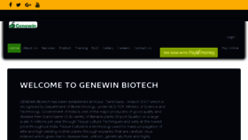 What Genewinbiotech.com website looked like in 2017 (6 years ago)