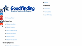 What Goodfinding.com website looked like in 2017 (6 years ago)