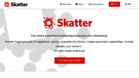 What Getskatter.com website looked like in 2017 (6 years ago)