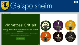 What Geispolsheim.fr website looked like in 2017 (6 years ago)