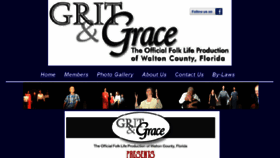 What Gritandgrace.org website looked like in 2017 (6 years ago)