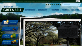 What Greenbeltmd.gov website looked like in 2017 (6 years ago)