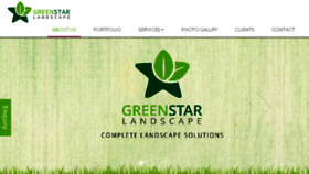 What Greenstarlandscape.com website looked like in 2017 (6 years ago)