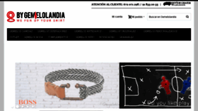 What Gemelolandia.com website looked like in 2017 (6 years ago)