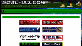 What Goal-1x2.com website looked like in 2017 (6 years ago)