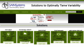 What Gainsystems.com website looked like in 2017 (6 years ago)