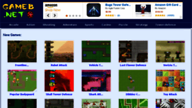 What Gameb.net website looked like in 2017 (6 years ago)