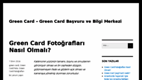 What Greencard.web.tr website looked like in 2017 (6 years ago)