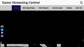 What Gamestreamingcentral.com website looked like in 2017 (6 years ago)