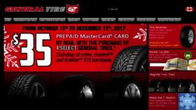 What Generaltire.ca website looked like in 2017 (6 years ago)