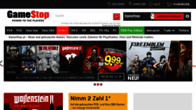 What Gamestop.at website looked like in 2017 (6 years ago)