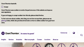 What Grantthornton.com.au website looked like in 2017 (6 years ago)