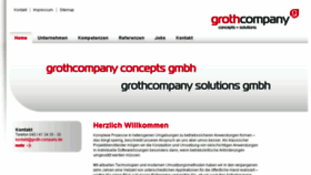 What Groth-company.de website looked like in 2017 (6 years ago)