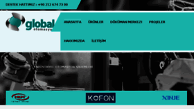 What Globalotomasyon.net website looked like in 2017 (6 years ago)