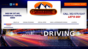 What Gainesvillesafedrivingschool.com website looked like in 2017 (6 years ago)