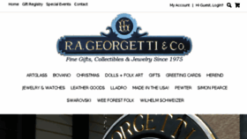 What Georgetti.com website looked like in 2017 (6 years ago)