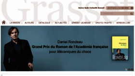 What Grasset.fr website looked like in 2017 (6 years ago)