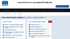 What Gtu-info.com website looked like in 2017 (6 years ago)