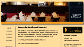 What Gasthaus-kronprinz.de website looked like in 2017 (6 years ago)