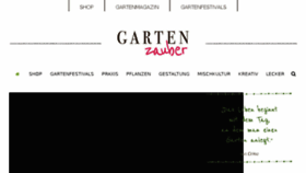 What Gartenzauber.com website looked like in 2017 (6 years ago)