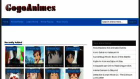 What Gogoanime.site website looked like in 2017 (6 years ago)