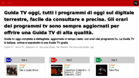 What Guidatvoggi.it website looked like in 2017 (8 years ago)