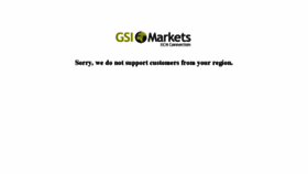 What Gsimarkets.com website looked like in 2017 (6 years ago)