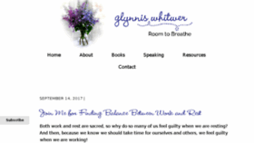 What Glynniswhitwer.com website looked like in 2017 (6 years ago)