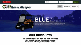 What Golfgameskeeper.com website looked like in 2017 (6 years ago)