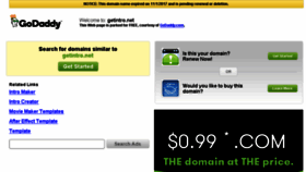 What Getintro.net website looked like in 2017 (8 years ago)