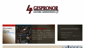 What Gespronor.com website looked like in 2017 (6 years ago)