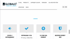 What Globalo.pl website looked like in 2017 (6 years ago)