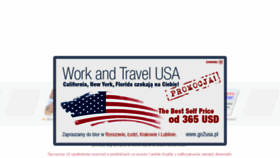 What Go2usa.pl website looked like in 2017 (6 years ago)