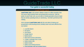 What Guidetrade.com website looked like in 2017 (6 years ago)