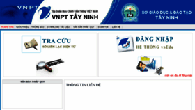 What Giaoductayninh.vn website looked like in 2017 (6 years ago)
