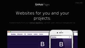 What Github.io website looked like in 2017 (6 years ago)