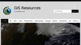 What Gisresources.com website looked like in 2017 (6 years ago)