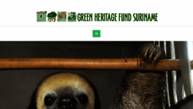 What Greenfundsuriname.org website looked like in 2017 (6 years ago)