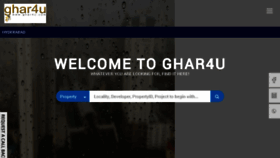 What Ghar4u.com website looked like in 2017 (6 years ago)