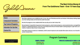 What Goldarena.net website looked like in 2017 (6 years ago)