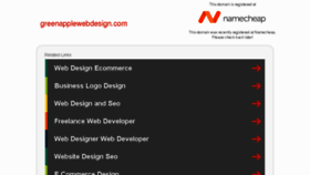 What Greenapplewebdesign.com website looked like in 2017 (6 years ago)