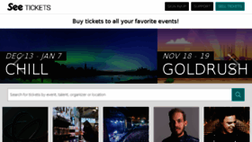 What Groovetickets.com website looked like in 2017 (6 years ago)